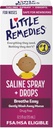 Remedios poco Saline Spray y gotas, seguro para los recién nacidos, 0,5 oz