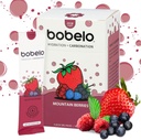 Bobelo Self Carbonating Hydration Packets  Low Calorie Drink Mix, Electrolytes Powder Packets ← Keto Friendly, Sugar Free Water Enhancer ← Soda " Sparkling Water Alternative ← Mountain Berries(30ct)