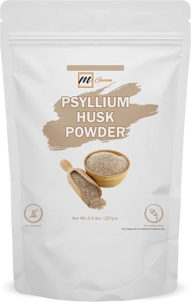 100% Natural Psyllium Husk (completo) para Salud 227 GMS / 0.5 LBS
