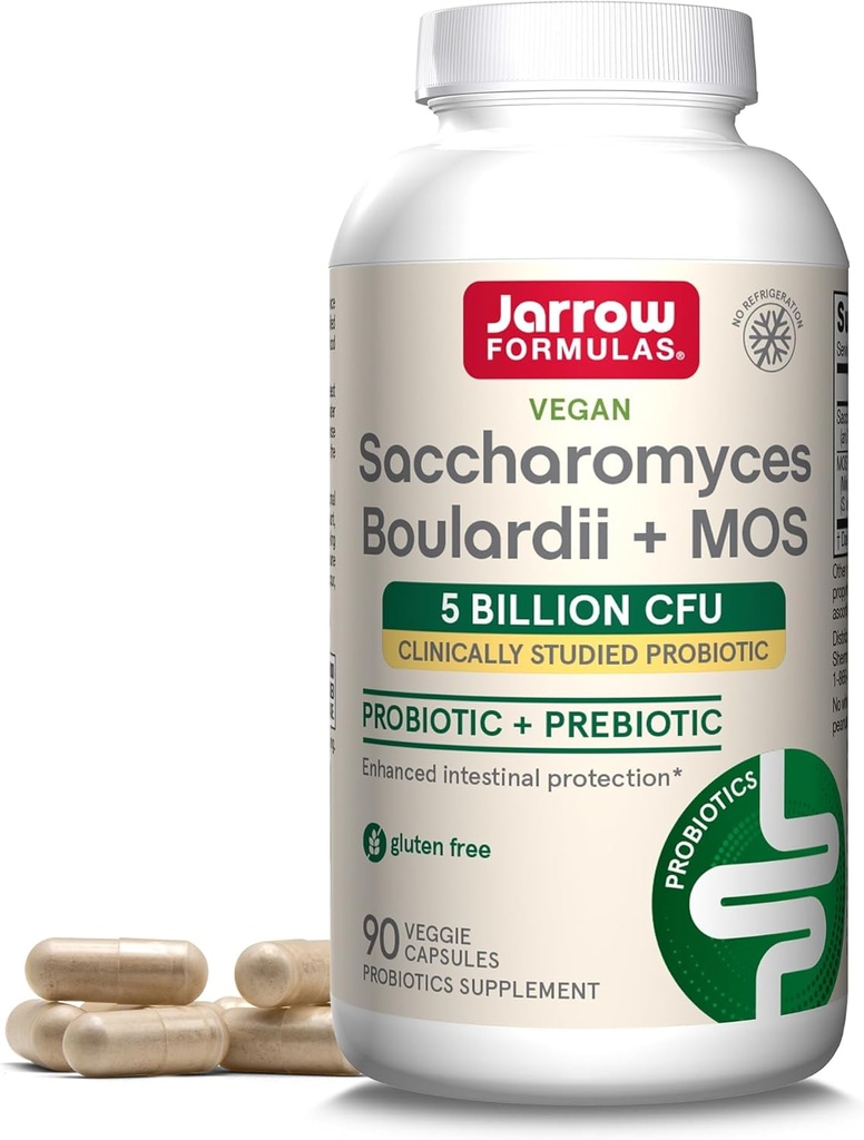 Jarrow Formulas, Saccharomyces Boulardii MOS, 90 Conde