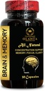 Apoyo a la memoria cerebral - Apoyo al enfoque y la concentración, Suplemento de memoria para la energía y el recuerdo de la niebla cerebral, Suplemento cerebral para la memoria y el foco - 1 botella 30 cápsulas