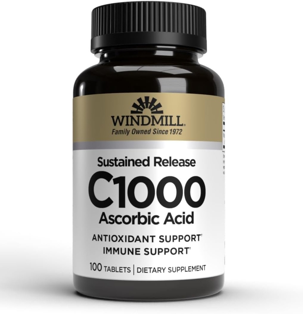 Molino de viento Vitamina C-1000 Tablas Sustented Release 100 Tablets