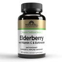 Windmill Elderberry with Vitamin C & Echinacea Capsules 60 Ea