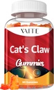 Cats Claw Herbal Suplementos 1000mg Gummies - Uncaria Tomentosa Extract, Vegan Immune Support, Joint Health, Inflammatory Balance, Total Wellness, Sugar-Free, Gluten-Free, 60 Chewables