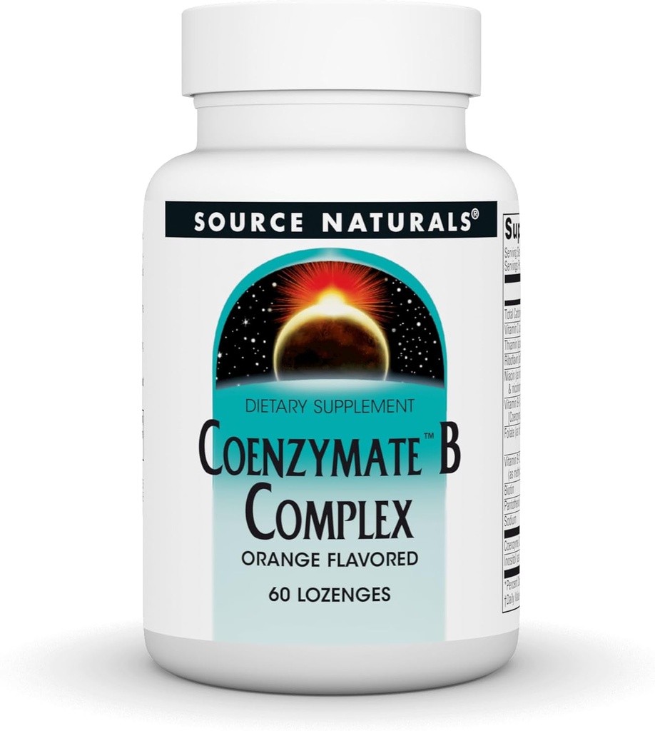 Coenzimated B Complex Sublingual Orange Source Naturals, Inc. 60 Lozenge