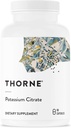 THORNE - Citrato de potasio - Suplemento de Potasio altamente absorbible para el riñón, el corazón y el apoyo esquelético* - 90 cápsulas