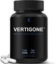 HUMANX VertiGone - Alivio del Vertigo - Ingredientes Temporales - Antiguo Natural Inner Ear Balance Suplemento - Alivia los mareos, Nausea, Spinning " Swaying Sensations - Non GMO - Dizzy Aid Pills
