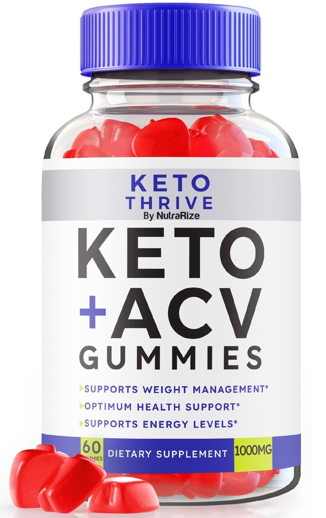 Keto Thrive ACV Gummies, Keto Thrive Keto + ACV Weight Loss Suplemento, Keto Thrive Apple Cider Vinegar 1000MG Advanced Formula, Keto Plus ACV Gummy Reviews (60 Gummies)