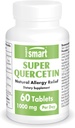 Supersmart - Super Quercetin 1000mg por día (Patented QU995) - Suplemento de Quercetina de Alta Pureza - Bioflavonoides Naturales ANTE No GMO &amp; Gluten Gratis - 60 Tablets