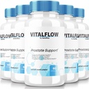 (5 Pack) VitalFlow Capsules, VitalFlow Advanced Prostate Support Fórmula, Fórmula Nacional Oficial para el Control de Regain, Máxima Fuerza Píldoras para apoyar Wellness, Vital Flow Reseñas (300 cápsulas)