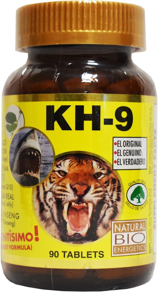 ELP ESSENTIAL KH-9 Tablas multivitamínicas Bio Energética natural Hierba mineral Amino Enzimas (90 Tabletas)