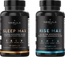Bestseller Sleep MAX &amp; Rise MAX Professional Bundle All-in-One Premium Nootropics & Funal Mushroom Blend &amp; Calming Blend for Sleep