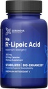 Geronova Research Bio-Enhanced R-Lipoic Acid, 300 mg Capsules - 2 Month Supply - Stabilized R Alpha Lipoic Acid with Enhanced Absorption - R Lipoic Acid Supplement - 60 Count