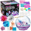 Original Kit de cultivo de cristal - Unicornio Terrarium, 6.3 x 5.8 en, Multicolor - STEM Ciencia " Kits de artesanía para niños Edades 7-12 - Crece su propio jardín de cristal con piedras mágicas " Charms de flores