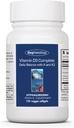 Allergy Research Group Vitamin D3 Complete - Vitamina D3 y K2 Suplemento, Daily Balance, con Vitamina A, DeltaGold Tocotrienols, High Potency, Veggie Softgels - 120 Cuenta