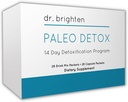 Dr. Brighten Paleo Detox + Kit de suplemento dietético de 14 días promueve vías de desintoxicación natural, Defensa celular contra daños oxidativos e inflamación