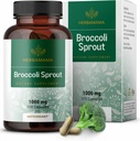 HERBAMAMA Broccoli Sprouts Capsules - 1000mg Broccoli Sprout Extract for Antioxidant &amp; Immune Support - Vegan, Non-GMO Sulforaphane Supplements, 100 Caps