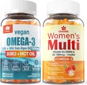 Mujeres Multivitamina Gummies Vegan Omega3 Gummies 1280mg