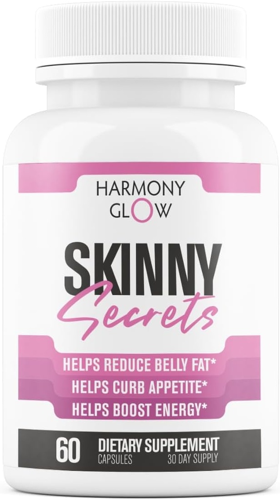 Secretos de Skinny - Mejores Píldoras de Pérdida de Peso para Mujeres ← Appetite Suppressant, Belly Fat Burner, Bloqueador de Carb + 6 Ingredientes poderosos efectivamente Dosificados ← Natural &amp; Safe 3rd Party Tested - 60 Cápsulas