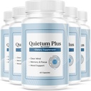 (5 Pack) Quietum Plus - Official Quietum Plus Advanced Supplement Formula, Original Quietum Plus Reviews, All Natural QuietumPlus Advanced Formula for Healthy Ear, 300 cápsulas durante 5 meses