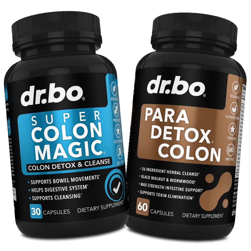 Colon Cleanser Detox " Body Cleanse - 15 Day Colon Cleanse Pills with Probiotic " Intestinal Guard Cleanser - Poop Bowel Movement Suplementos para la pérdida intestinal de estómago