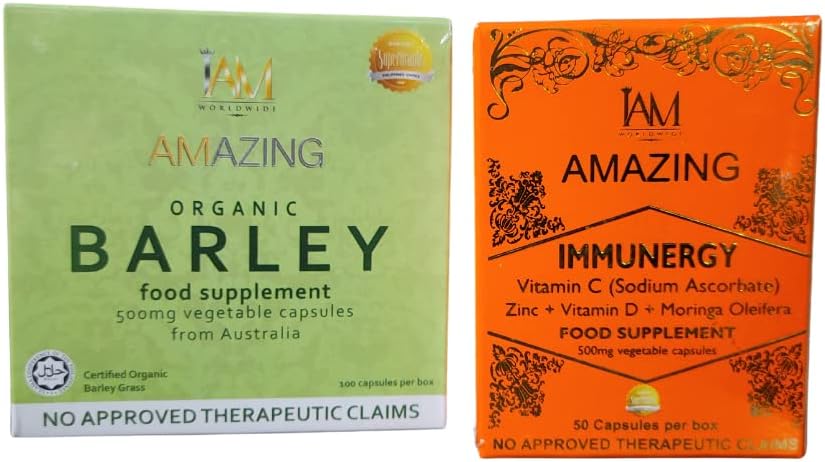 IAM Amazing Pure Organic Capsules &amp; IMMUNERGY Vitamin C