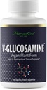 Suplemento V-Glucosamina paradisiaco, Salud Conjunta, Super Potent, Ultra Pura, Vegan, No GMO, Gluten Gratis, 120 cápsulas vegetarianas