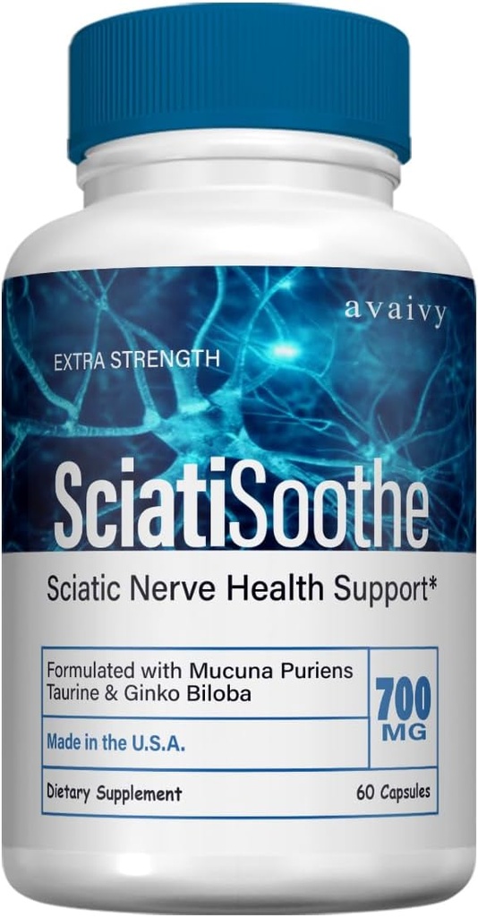 SciatiSoothe - Sciati Soothe Advanced Pill Formula (Single, 60 Capsules)