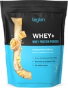 LEGION Whey+ Protein Whey Isolate from Grass Fed Cows - Whey Protein Isolate Powder Low Calorie, Non-GMO, Sugar Free, Lactose and Gluten Free, All Natural Protein Powder for Men &amp; Women, 60 Servings