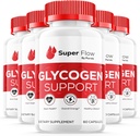 (5 Pack) Super Flow Glycogen Optimizer, Superflow Glycogen Support, Super Flow Optimizer Super Flow Optimizer Vitamin Supplement General Wellness Support Super Flow Maximum Strength (300 cápsulas)