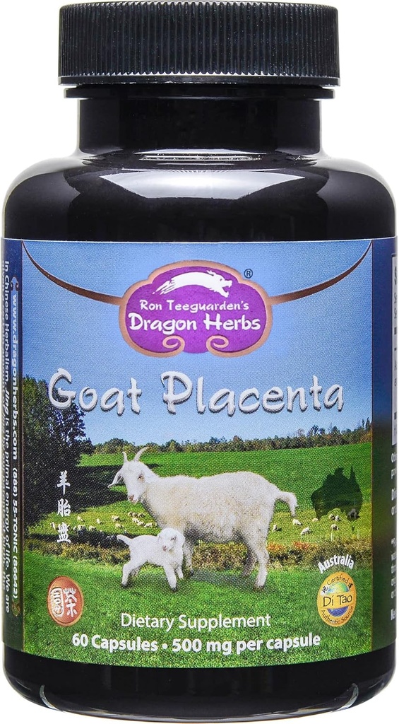Herbs Dragón - Goat Placenta Capsules - 500 mg - 60 cápsulas