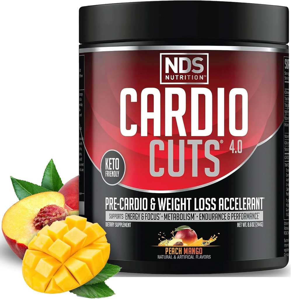 NDS Nutrition Cardio Corta 4.0 - Peach Mango,20 porciones (Pack of 1)
