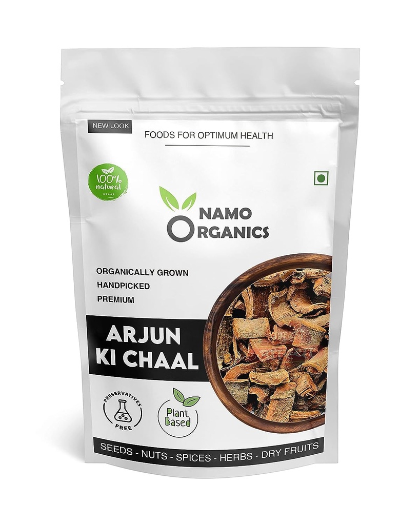 Nutranix TNA - Orgánica Arjun ki Chaal - 400 Gm Dried- Arjuna Tree Bark - Raw ¦