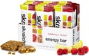 SKRATCH LABS Energy Bar | Raspberry + Lemon (12 pack) | Plant Based Healthy Snack | Low Sugar - 4g Protein | non-gmo, gluten free, soy free, vegan, kosher