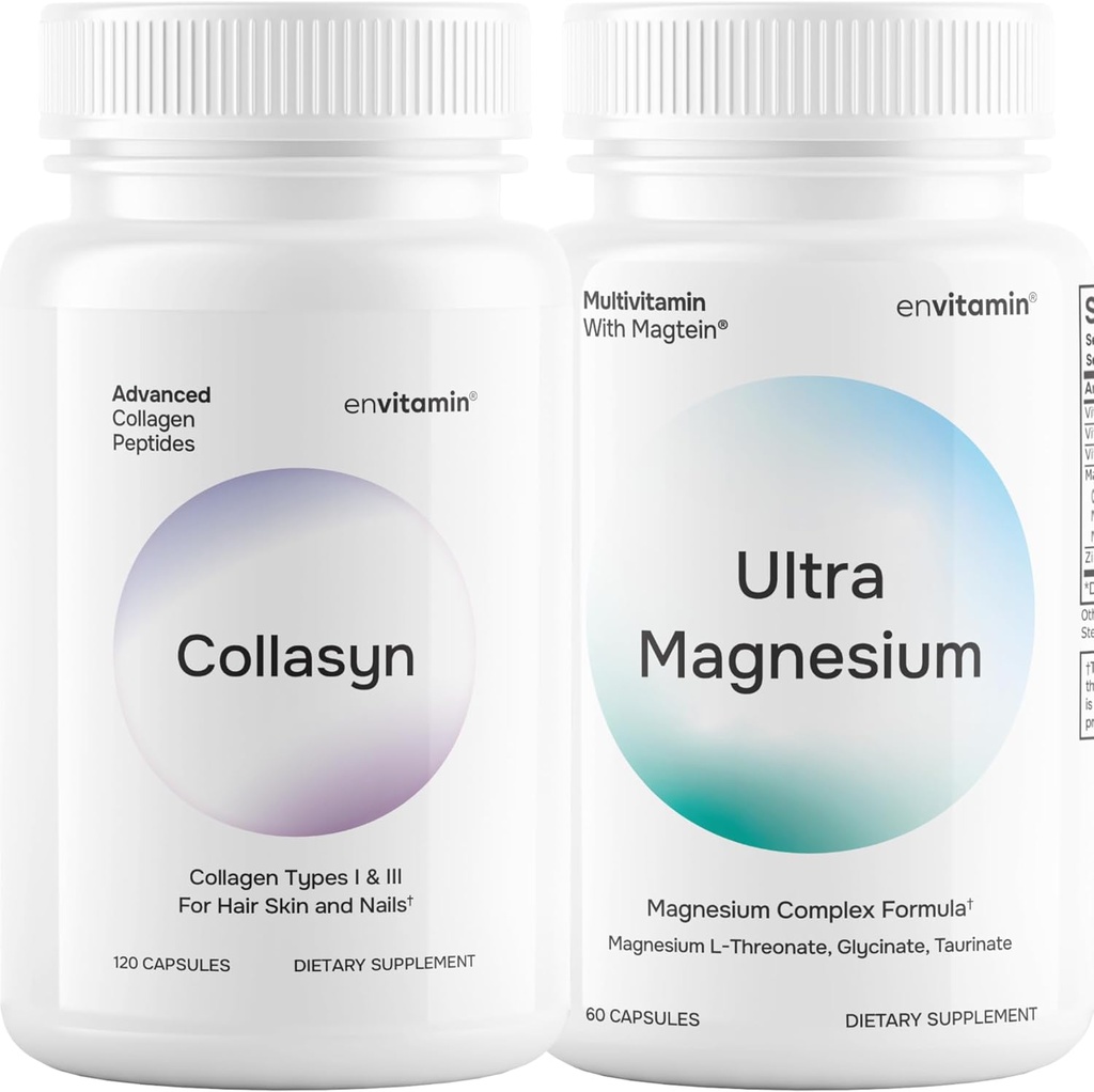 Collasyn &amp; Magnesium Multivitamin Bundle, 2 Productos