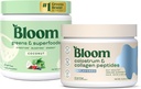 Bloom Nutrition Superfood Greens Polvo, Enzymes Digestivos con Probióticos y Prebióticos, Gut Health, Bloating Relief, Coconut + Bovine Colostrum Powder ← Puro 40% IgG Premium Colostrum
