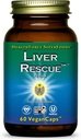 HealthForce SuperFoods Rescate del hígado - Natural Liver Cleanse - with Milk Thistle & Dandelion Root - Gluten-Free & Vegan - 60 cápsulas