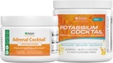 Jigsaw Health Bundle tóxico Adrenal Cocktail, 60 Servings (Jar) y Potassium Cocktail (Orange), 60 Servings (Jar)