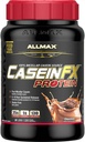 ALLMAX Casein-FX Protein, Chocolate - 2 lb - 25 gramos de proteína de liberación lenta por Scoop - Bajo Carb & Zero Añadido Sugar - Aprox. 27 Serviciones