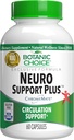 Botanic Choice Neuro Support Plus – Helps Soothe, Feet, Lower Legs- Nerve, Circulation Support-with Alpha Lipoic Acid, Biotin, Vitamina B12, B6, Benfotiamine (Vitamin B1)-Gluten Free-60 Capsules