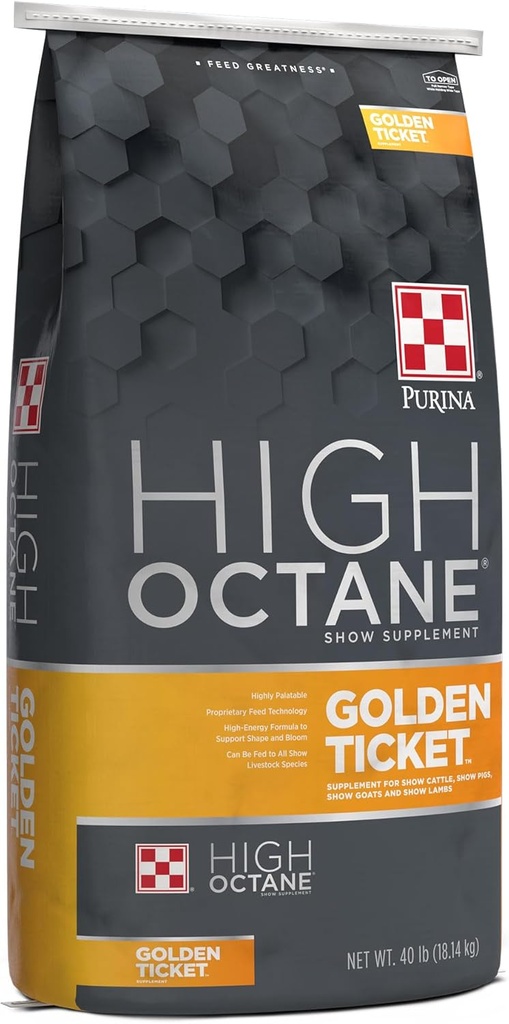 Purina Waggin' Train High Octane Golden Ticket 40lb Bag 40#