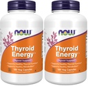 AHORA Suplementos, Thyroid EnergyTM, Iodine y Tyrosine Plus Selenium, Zinc y Copper, 180 Veg Capsules (Pack of 2)