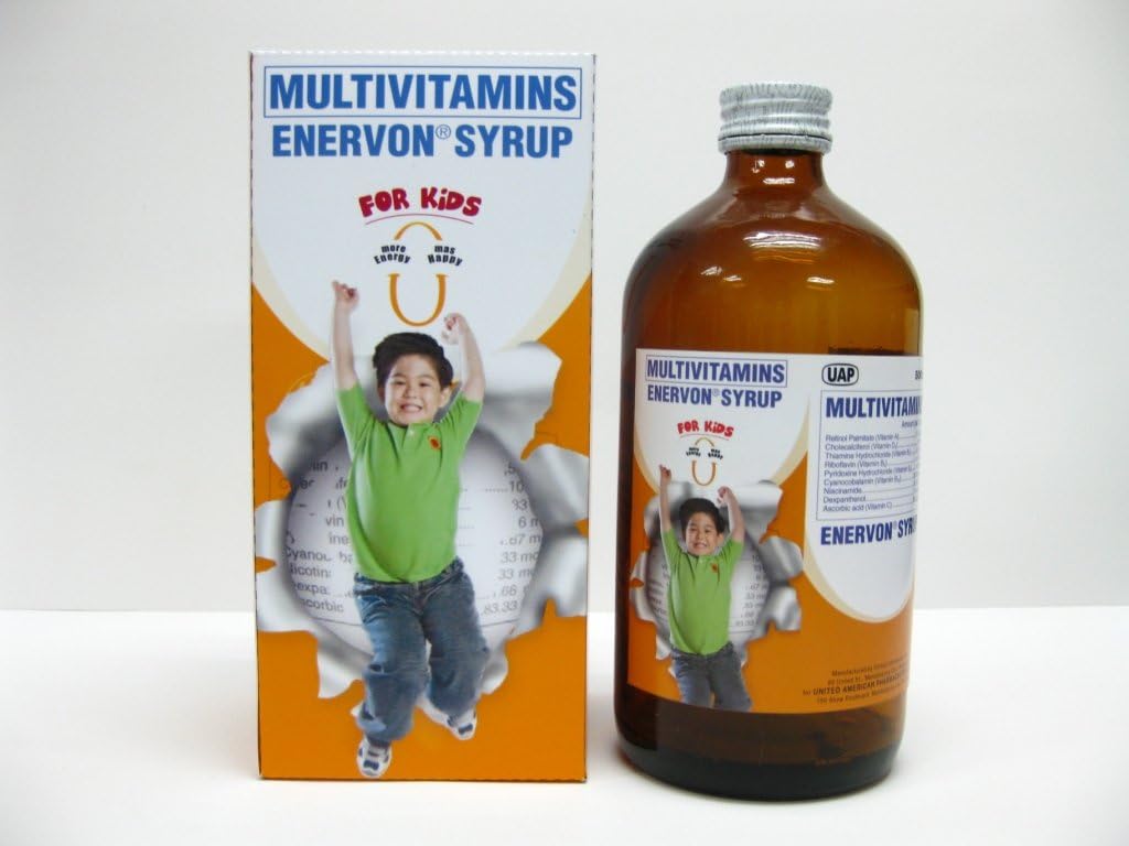 2 Enervon Syrup Multivitaminas (2 x 120ml)