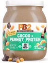 PB2 Rendimiento de la planta de maní con base de pólvora de proteína vegana ← 20g Proteína completa, No Añadido Azúcar, fibra prebiótica vivir lácteo gratis, certificado vegano, no GMO, y Gluten libre [Peanut con cacao holandés, 2lb]
