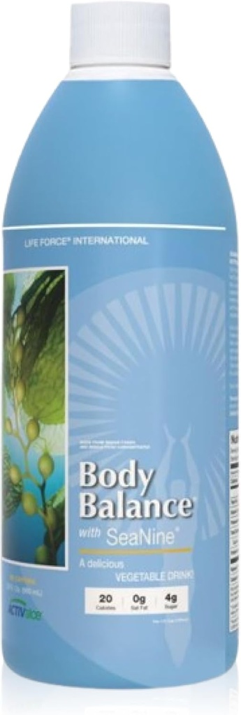 Youngevity Body Balance Land &amp; Sea Plant Based Nutrition - Sea Vegetables, Kelp, Nori, Honey, Aloe Vera, and More - 75+ Nutrientes w/Vitamins, Minerales, Aminoácidos - (32 Fl Oz) (1)