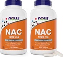 AHORA Alimentos NAC 1000 mg, 250 Tabletas (Pack of 2), N-Acetyl-Cysteine Suplemento, 1000 mg (1 gram) por Tablet - Vegetariano, No GMO