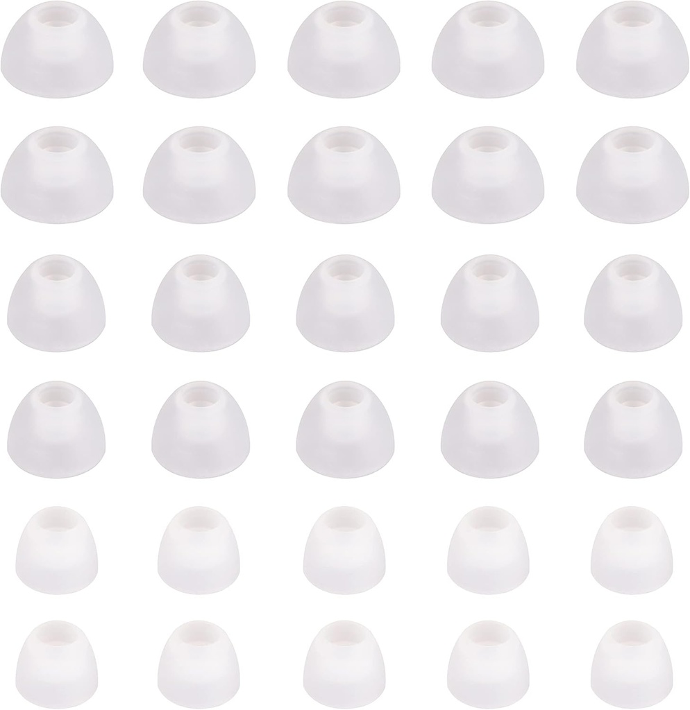 Domas de repuesto para RCA OTC Hearing Aids – 30-Pack; 10 Small, 10 Medium, 10 Large; Compatible con RCA OTC Behind-The-Ear (RSH05) y RCA OTC in-Ear (RSH20) Modelos