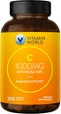 Vitamina World C-1000 mg con bioflavonoides y HIPS de rosa silvestre Vitamina C 250 Coated Caplets