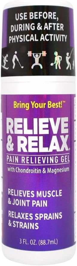 Relieve &amp; Relájate Pain Relief Roll On - Extra Strength, Fast Action, Mess-Free Topical Analgesic - Soothe Sore Muscle & Joint, Back, Knee, Foot, Hand Pain Relief - HSA/FSA Eligible - 3 Fl. Oz, 1-Pack