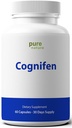 Cognifen de pura naturaleza - Soporte de memoria Nootrópico con Bacopa, Phosphatidylserine, Huperzine A, DHA, Choline y Más - No Gluten-Free, 60 cápsulas